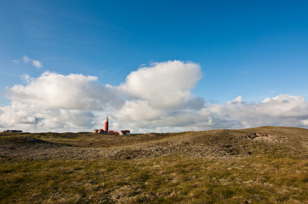 Almost at the lighthouse in the north of Texel.